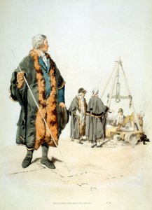 आधिकारिक पोशाक में लंदन वार्डमोट इनक्वेस्ट के सदस्य, 1808 द्वारा विलियम हेनरी Pyne
