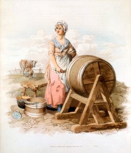 मक्खन बनाने वाली महिला, 1808