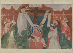 क्रॉस नंबर 13 का स्टेशन: यीशु को क्रॉस से नीचे ले जाया गया, c. 1936.