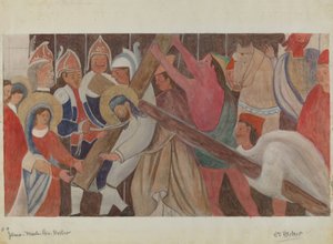 क्रॉस नंबर 4 का स्टेशन: यीशु ने अपनी माँ से मुलाकात की, c. 1936.