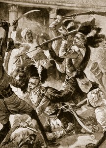 लखनऊ की दूसरी राहत, नवंबर 1857 (लिथो)