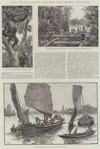 औपनिवेशिक और भारतीय प्रदर्शनी, नॉर्थ बोर्नियो, स्ट्रेट्स सेटलमेंट्स और हॉन्ग-कॉन्ग