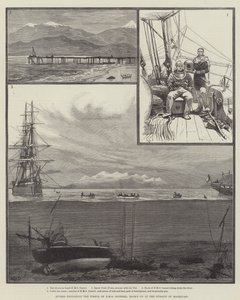 HMS Doterel के मलबे की खोज में गोताखोरों, मैगलन के जलडमरूमध्य में उड़ा