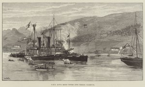 HMS Howe को फेरोल हार्बर में तैयार किया जा रहा है