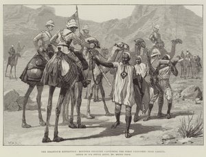 खार्तूम अभियान, घुड़सवार इन्फैंट्री गक्दुल के पास पहले कैदियों को पकड़ना द्वारा William Heysham Overend