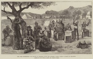 द नील एक्सपेडिशन, एन रूट टू डोंगोला टू द गार्ड्स कैमल कॉर्प्स, हाल्ट अकाशे
