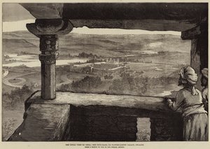रॉयल विजिट टू इंडिया, फूल-बाग, या फ्लावर-गार्डन पैलेस, ग्वालियर द्वारा William Heysham Overend