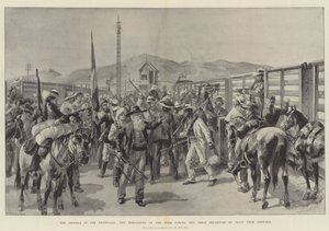 ट्रावेल में परेशानी, बोअर फोर्सेस का विघटन, और प्रिटोरिया से ट्रेन द्वारा उनका प्रस्थान