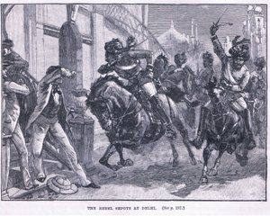 दिल्ली 1857 ई। में विद्रोही सिपाही
