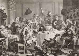 एक आधी रात आधुनिक बातचीत। 1733
