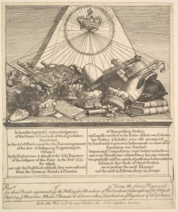 मुकुट, मित्र, चेहरे, आदि, 1755। द्वारा विलियम होगार्थ