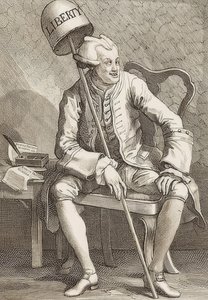 जॉन विल्केस एसक। 1763 द्वारा विलियम होगार्थ