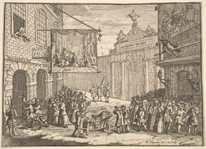 मस्केरेड्स और ओपेरा, 1724। द्वारा विलियम होगार्थ