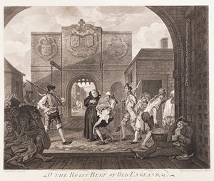 'ओ द रोस्ट बीफ ऑफ ओल्ड इंग्लैंड', 1749' द्वारा चार्ल्स मोस्ले
