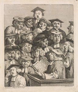 एक व्याख्यान में विद्वान, 1736-1737। द्वारा विलियम होगार्थ