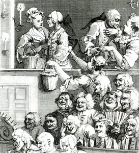द लाफिंग ऑडियंस, 1733 द्वारा विलियम होगार्थ