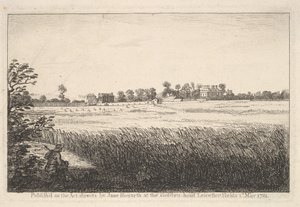 रैनबिस हाउस का दृश्य, 1 मई, 1781। द्वारा विलियम होगार्थ