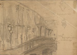 लंदन ब्रिज का अध्ययन, 1863 द्वारा विलियम होल्मन हंट