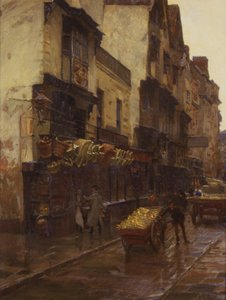 विल्स टोबैको फर्म का पालना, मैरी-ले-पोर्ट स्ट्रीट, ब्रिस्टल, c.1902 (कैनवास पर तेल) द्वारा विलियम होल्ट येट्स टिटकॉम