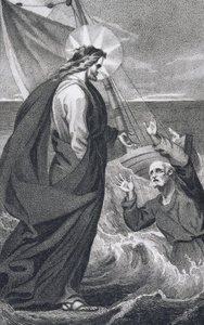 बी। क्रॉस्बी, 1808 द्वारा प्रकाशित रेवरेंड जे मिलनर द्वारा &39;द हिस्ट्री एंड लाइफ ऑफ आवर धन्य प्रभु और उद्धारकर्ता ईसा मसीह&39; से, मसीह ने पीटर की पुनरावृत्ति की।