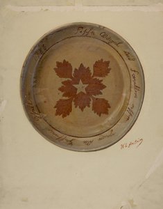 पा. जर्मन डिश, सी. 1936. द्वारा विलियम एल एंट्रीम