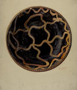 पा. जर्मन डिश, सी. 1937. द्वारा विलियम एल एंट्रीम