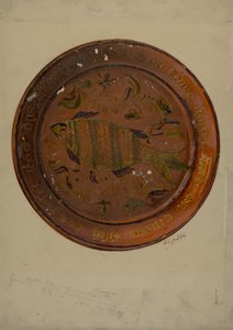 पा. जर्मन डिश, सी. 1938. द्वारा विलियम एल एंट्रीम