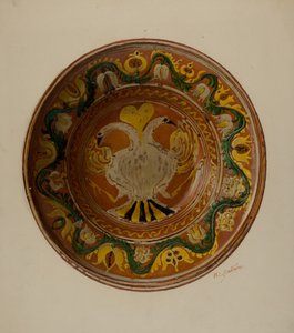 पा. जर्मन डिश, सी. 1938. द्वारा विलियम एल एंट्रीम