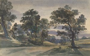 डस्क में एक पार्कलैंड व्यू, सीए। 1879. द्वारा विलियम लीटन लीच