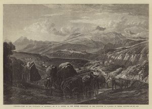 सुबह, पानी के रंगों में चित्रकारों के संस्थान की शीतकालीन प्रदर्शनी में, ब्राइमर के ऊंचाई वाले क्षेत्रों में देखें