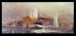 1916 में जुटलैंड की लड़ाई द्वारा विलियम लियोनेल वायली