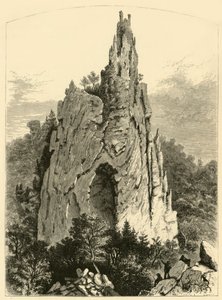 कैथेड्रल रॉक, 1872।
