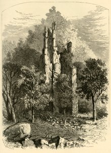 चिमनी रॉक्स, 1872।