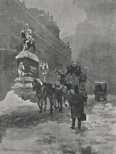 होलबोर्न सर्कस - ए विंटर्स मॉर्निंग, 1891 द्वारा विलियम लुकर