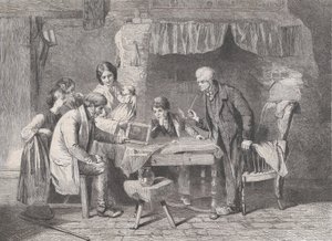 ग्रैंडफादर का पोर्ट्रेट, इलस्ट्रेटेड लंदन न्यूज से, 4 जनवरी, 1862।