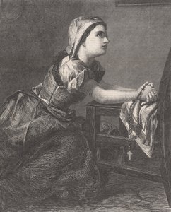 ला प्रीयर द प्रेयर, इलस्ट्रेटेड लंदन न्यूज से, 2 मार्च, 1867।