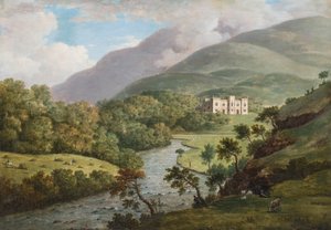किल्डर कैसल, नॉर्थ टाइन, नॉर्थम्बरलैंड, C.1770 (कैनवास पर तेल) की एक संभावना