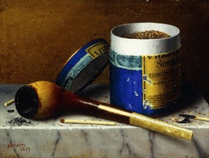 तंबाकू और पाइप, 1877 द्वारा विलियम माइकल हार्नेट