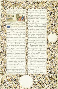 सुलेख और प्रबुद्ध पांडुलिपि, c.1871-1873 द्वारा विलियम मॉरिस