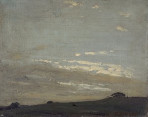 सिल्वर सनसेट, 1909-1910। द्वारा विलियम निकोलसन