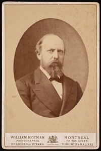 ओथनील चार्ल्स मार्श का पोर्ट्रेट 1831-1879, लगभग 1875।