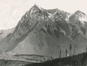 द रॉकीज: चांसलर पीक, लीनोचिल, कनाडा, 1895।