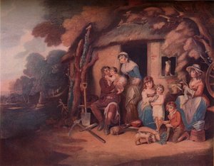 द हस्बैंडमैन - सैटरडे इवनिंग: रिटर्न फ्रॉम लेबर, c1789