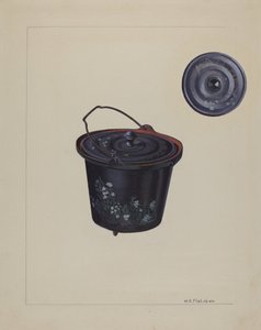 चाइल्ड्स टॉय आयरन केटल, c. 1937. द्वारा विलियम ओ. फ्लेचर