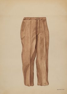पतलून, सी. 1937.