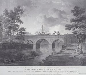1793 मैनचेस्टर के पास बार्टन में एक्वाडक्ट द्वारा विलियम ऑर्मे