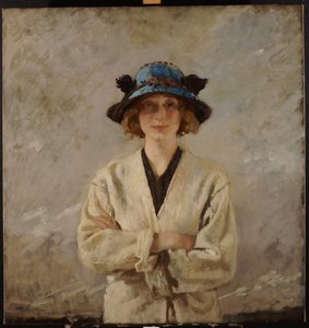 गर्ल इन ए ब्लू हैट, 1912