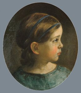 विलियम पेज की बेटी शायद मैरी पेज, सीए। 1840। द्वारा विलियम पेज