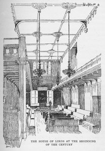 सदी की शुरुआत में हाउस ऑफ लॉर्ड्स, c1897