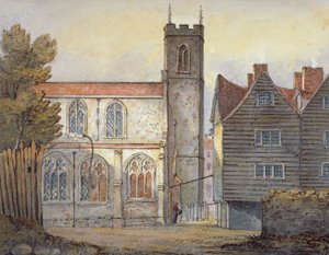 चर्च ऑफ़ सेंट कैथरीन बाई द टॉवर, स्टेपनी, लंदन, 1815